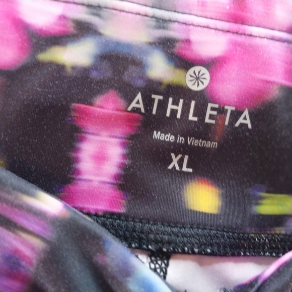 Athleta Size XL Multicolor Abstract Leggings - Picture 10 of 10
